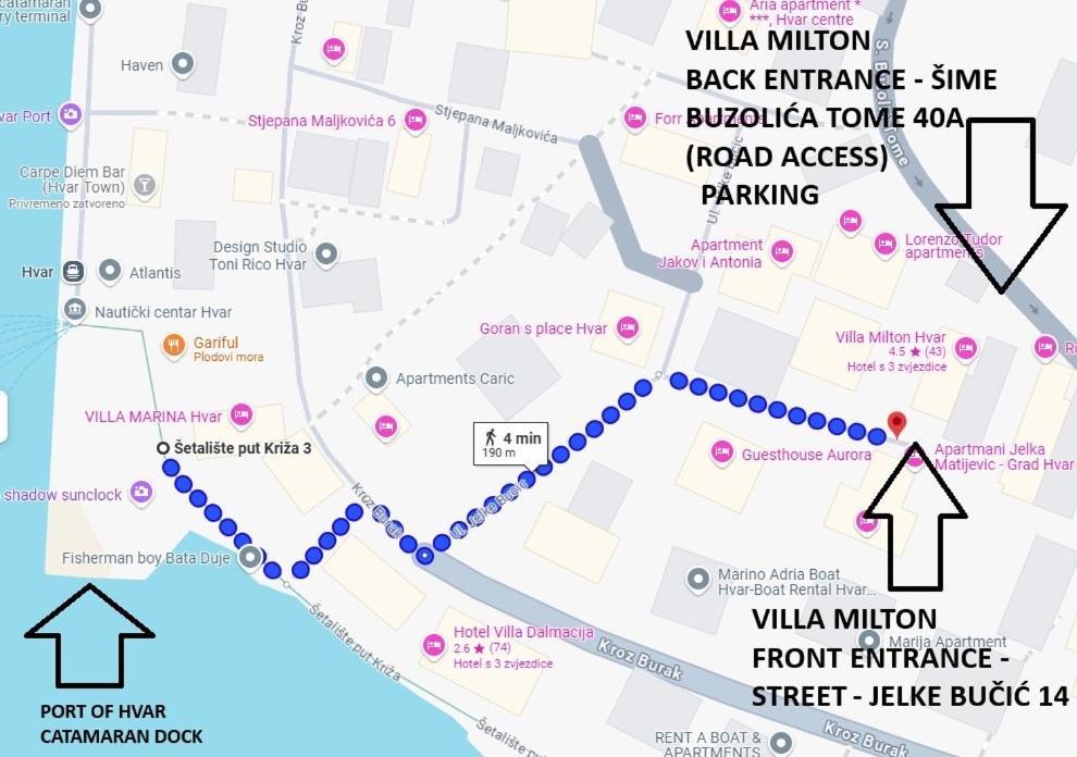 Villa Milton Luxe Hvar Hvar Town Zewnętrze zdjęcie